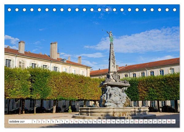 Produktbild: Nancy et Metz &ndash; Tr&eacute;sors uniques en Lorraine (Calendrier de bureau 2027 DIN A5 vertical), CALVENDO calendrier mensuel