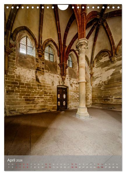 Produktbild: Kloster Maulbronn - Alte Mauern (Wandkalender 2026 DIN A4 hoch), CALVENDO Monatskalender