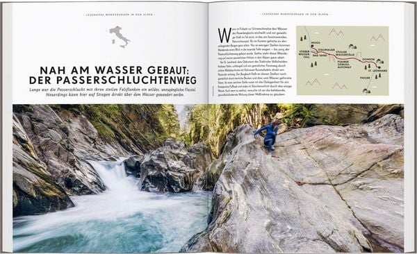 Produktbild: LONELY PLANET Bildband Legend&auml;re Wanderungen in den Alpen