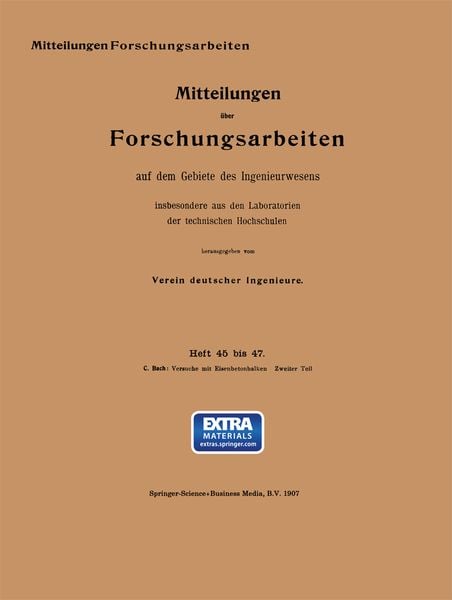 Produktbild: Versuche mit Eisenbetonbalken
