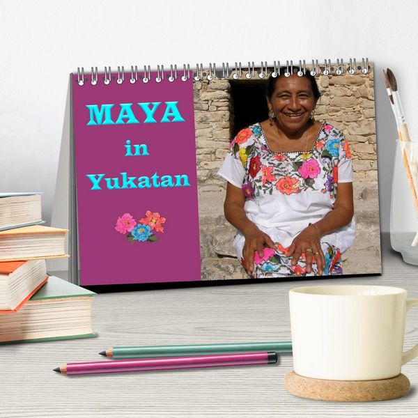 Produktbild: Maya in Yukatan 2026 (Tischkalender 2026 DIN A5 quer), CALVENDO Monatskalender