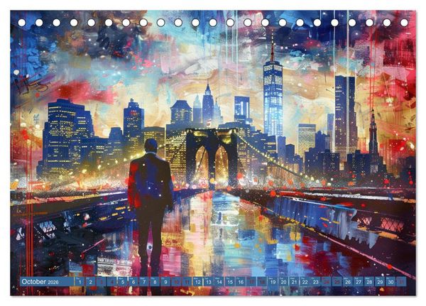 Produktbild: Patriotic Art Collection (Desk Calendar 2026 DIN A5 landscape), CALVENDO 12 Month DeskCalendar
