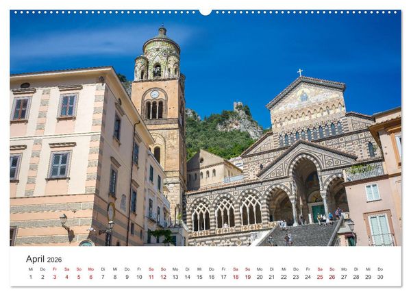Produktbild: Malerische Amalfik&uuml;ste (hochwertiger Premium Wandkalender 2026 DIN A2 quer), Kunstdruck in Hochglanz