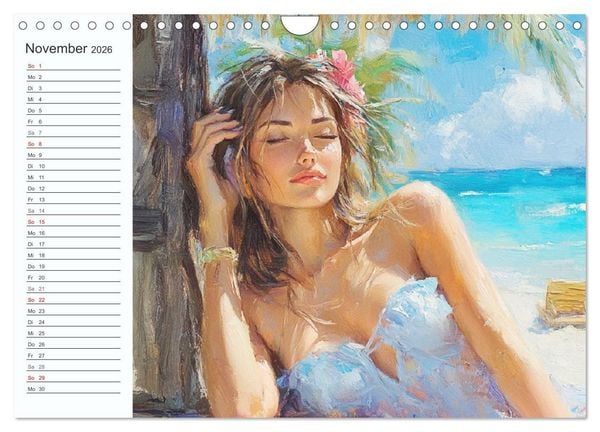 Produktbild: Frauen im Sommer. Lebensfreude, Sonne und Strand (Wandkalender 2026 DIN A4 quer), CALVENDO Monatskalender
