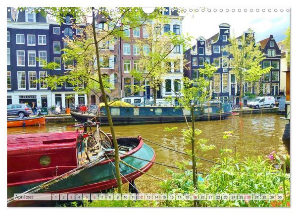 Produktbild: Amsterdam (Wandkalender 2026 DIN A3 quer), CALVENDO Monatskalender