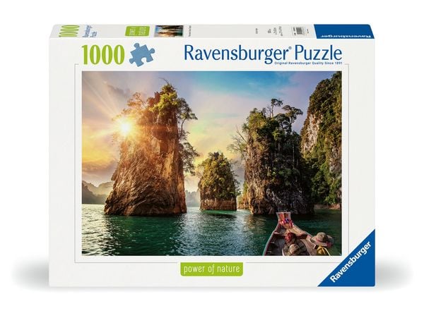 Ravensburger 12000001 - Three rocks in Cheow, Thailand, Puzzle, 1000 Teile, Power of Nature