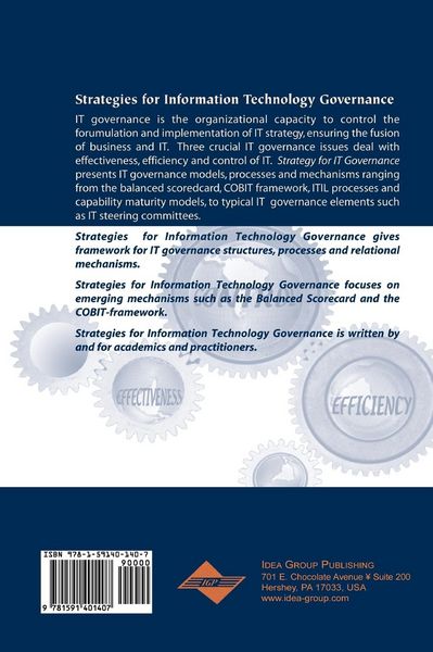 Produktbild: Strategies for Information Technology Governance