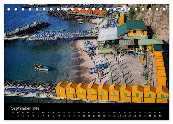 Produktbild: Amalfik&uuml;ste 2026 (Tischkalender 2026 DIN A5 quer), CALVENDO Monatskalender