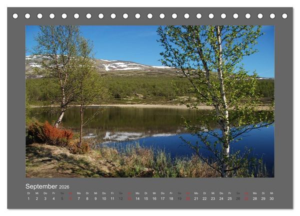 Produktbild: SKANDINAVIEN (Tischkalender 2026 DIN A5 quer), CALVENDO Monatskalender