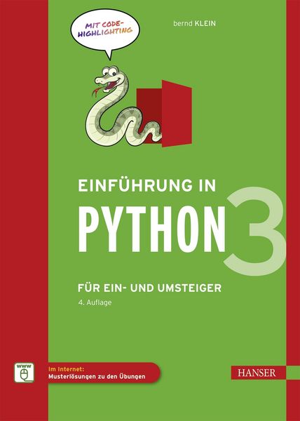 Produktbild: Einf&uuml;hrung in Python 3