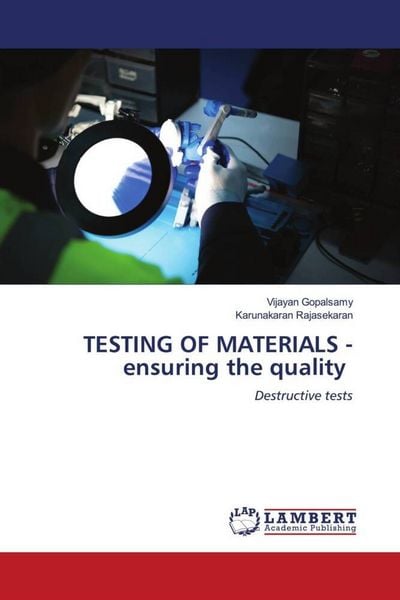 Produktbild: TESTING OF MATERIALS - ensuring the quality
