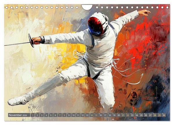 Produktbild: Kunst des Sports (Wandkalender 2026 DIN A4 quer), CALVENDO Monatskalender