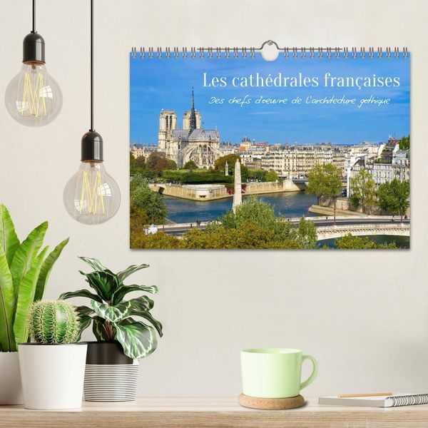 Produktbild: Les cath&eacute;drales fran&ccedil;aises &ndash; Des chefs-d'&oelig;uvre de l&rsquo;architecture gothique (Calendrier mural 2027 DIN A4 vertical), CALVENDO calendrier mensuel