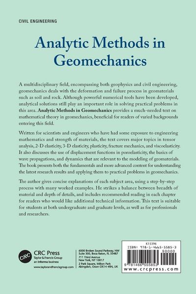 Produktbild: Analytic Methods in Geomechanics