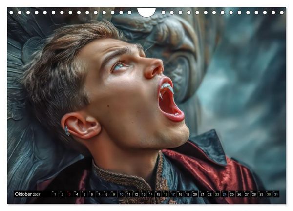 Produktbild: Vampire - Blutdurstige Nachtgestalten (Wandkalender 2027 DIN A4 quer), CALVENDO Monatskalender