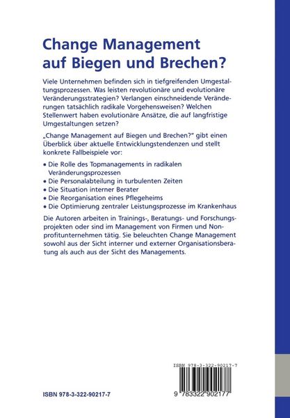 Produktbild: Change Management auf Biegen und Brechen?