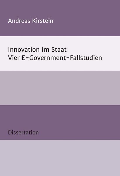 Produktbild: Innovation im Staat