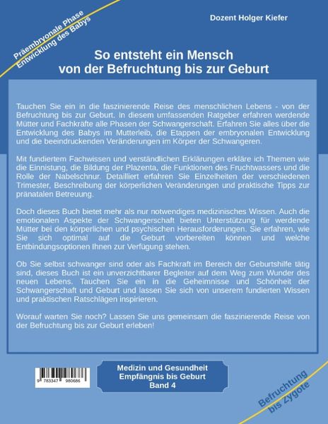 Produktbild: So entsteht ein Mensch &ndash; von der Befruchtung bis zur Geburt