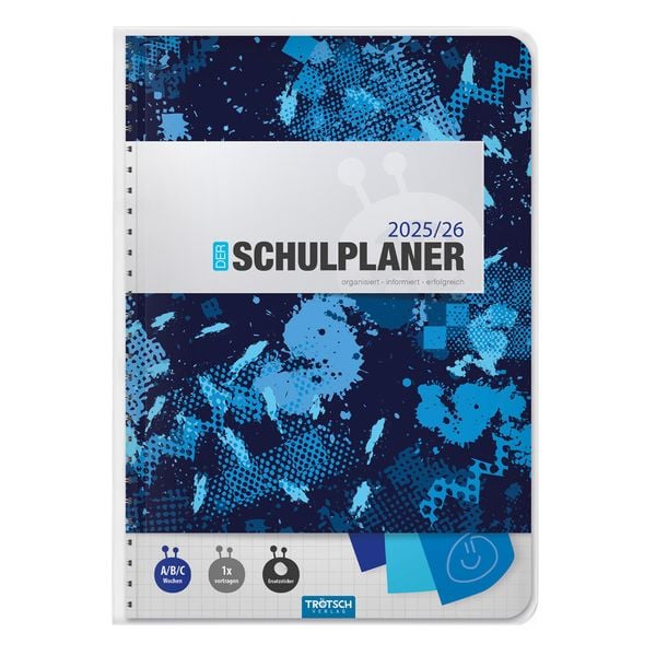 Produktbild: Trötsch Schulplaner Blau 25/26