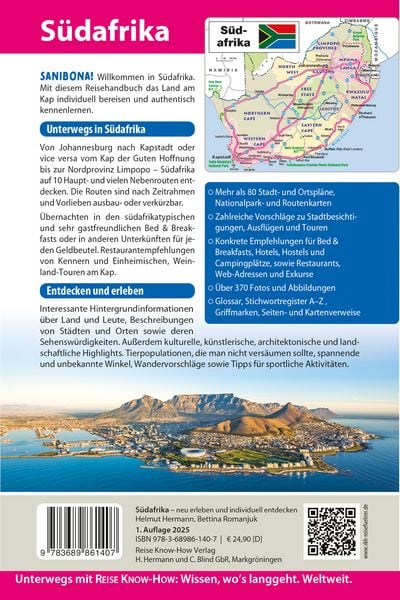 Produktbild: Reise Know-How Reiseführer Südafrika