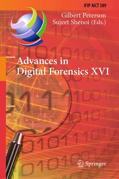 Produktbild: Advances in Digital Forensics XVI
