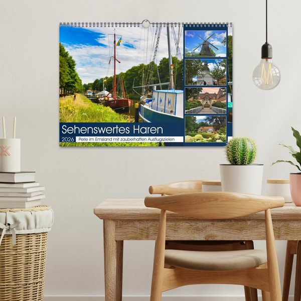 Produktbild: Sehenswertes Haren (Wandkalender 2026 DIN A3 quer), CALVENDO Monatskalender