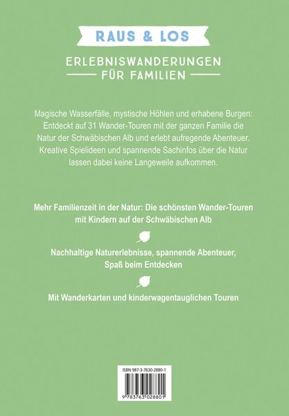 Produktbild: Erlebniswanderungen f&uuml;r Familien Schw&auml;bische Alb