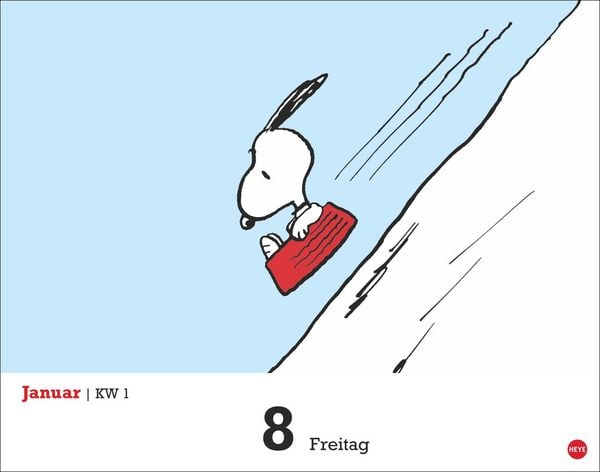 Produktbild: Peanuts Tagesabrei&szlig;kalender 2027