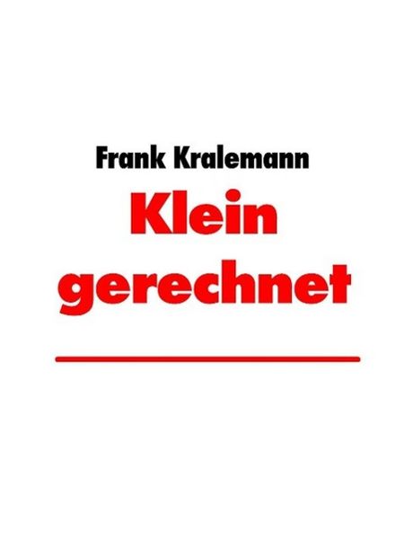 Produktbild: Klein gerechnet