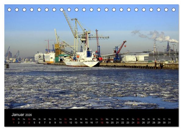 Produktbild: Hamburg (Tischkalender 2026 DIN A5 quer), CALVENDO Monatskalender