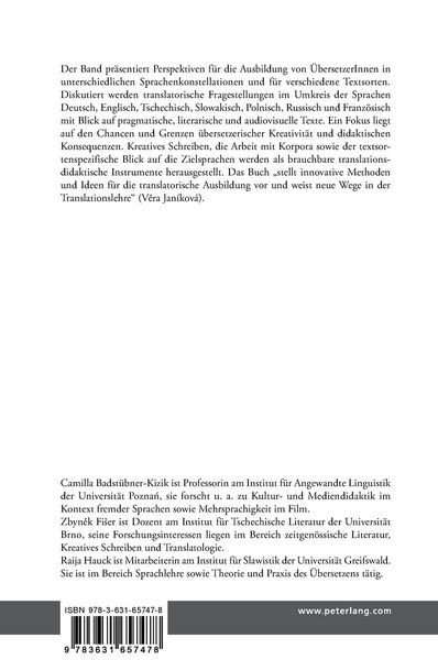 Produktbild: &Uuml;bersetzung als Kulturvermittlung