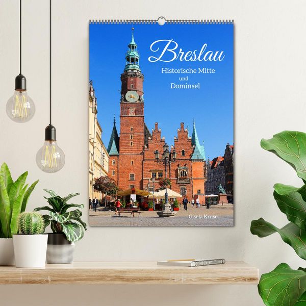 Produktbild: Breslau - Historische Mitte und Dominsel (Wandkalender 2026 DIN A2 hoch), CALVENDO Monatskalender