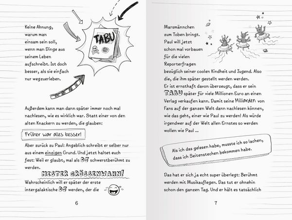 Produktbild: Das ungeheimste Tagebuch der Welt!, Band 1: Wie mein bescheuerter Bruder Klassen