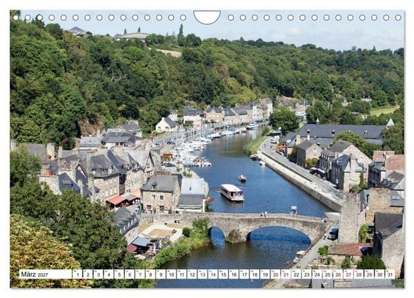 Produktbild: Hausbooturlaub Frankreich - Bretagne (Wandkalender 2027 DIN A4 quer), CALVENDO Monatskalender