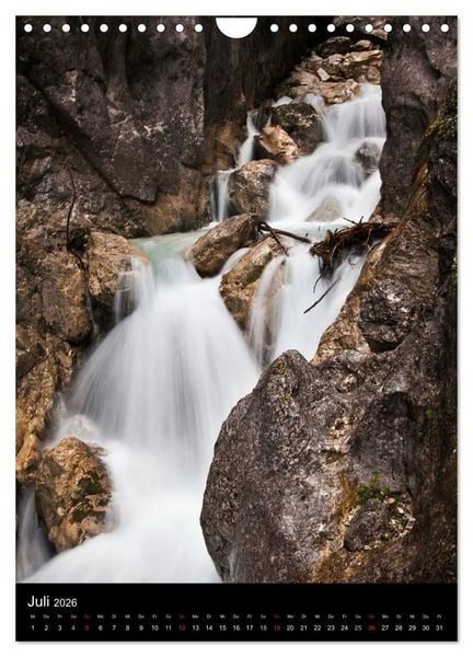 Produktbild: Naturblicke - Wasserf&auml;lle der Welt (Wandkalender 2026 DIN A4 hoch), CALVENDO Monatskalender