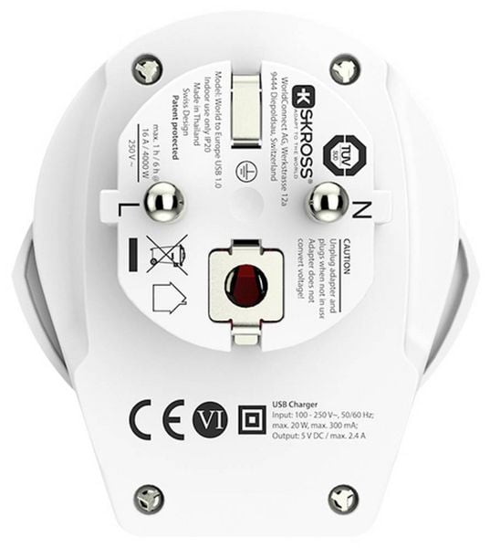 Produktbild: Skross 1.500266-E Reiseadapter