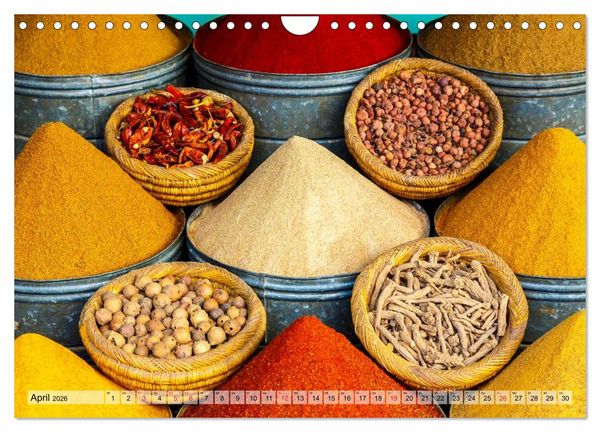 Produktbild: Marokko: Marrakesch, Atlas, Sahara, F&egrave;s (Wandkalender 2026 DIN A4 quer), CALVENDO Monatskalender