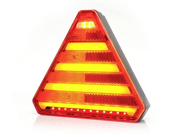 Produktbild: WAS Anh&auml;nger-R&uuml;ckleuchte Multipoint Blinker, Bremslicht, R&uuml;ckleuchte, Nebelschlussleuchte, Reflektor links 12 V/DC, 24 V/DC
