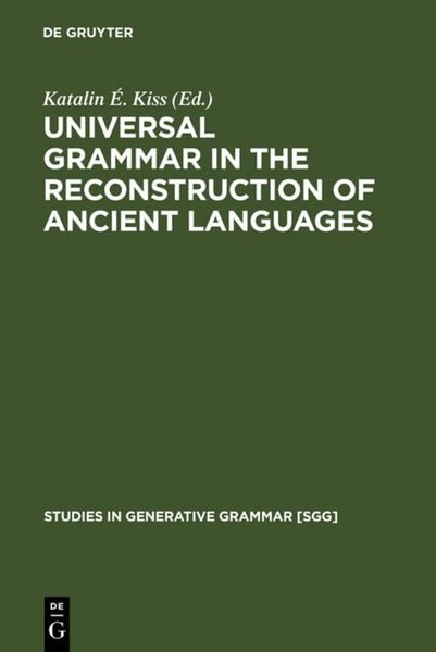 Produktbild: Universal Grammar in the Reconstruction of Ancient Languages