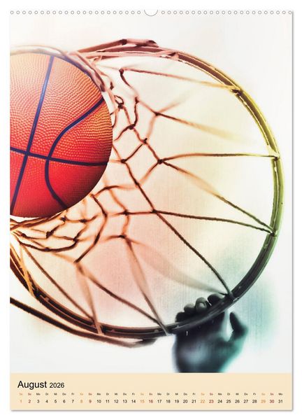 Produktbild: Basketball Fun (hochwertiger Premium Wandkalender 2026 DIN A2 hoch), Kunstdruck in Hochglanz