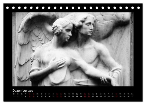 Produktbild: Die Engel von Melaten (Tischkalender 2026 DIN A5 quer), CALVENDO Monatskalender