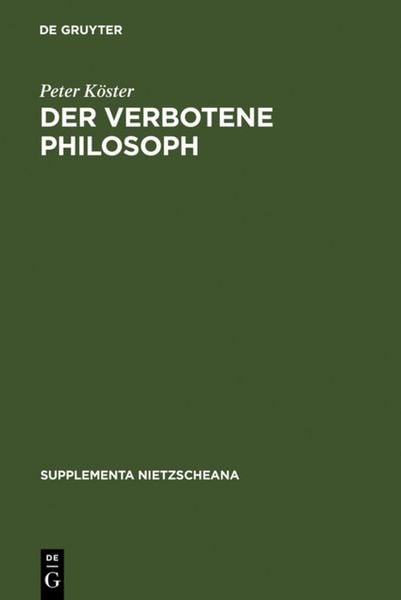 Produktbild: Der verbotene Philosoph