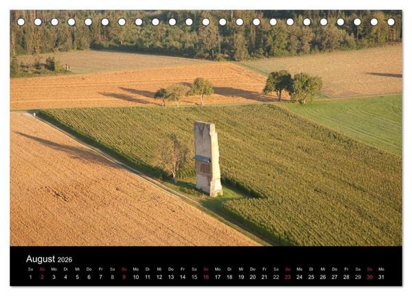 Produktbild: Hohenlohe von oben (Tischkalender 2026 DIN A5 quer), CALVENDO Monatskalender