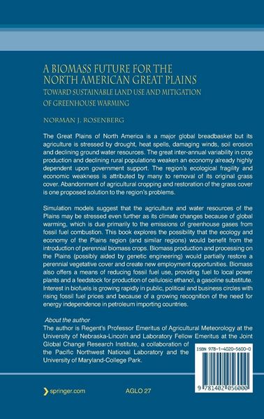 Produktbild: A Biomass Future for the North American Great Plains