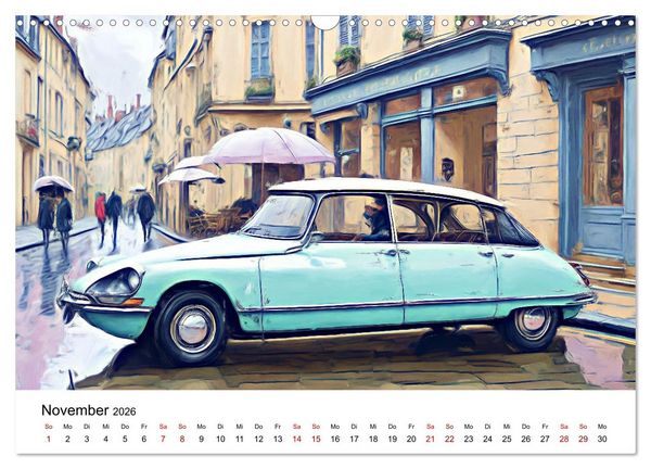Produktbild: Surreale Autofreuden (Wandkalender 2026 DIN A3 quer), CALVENDO Monatskalender