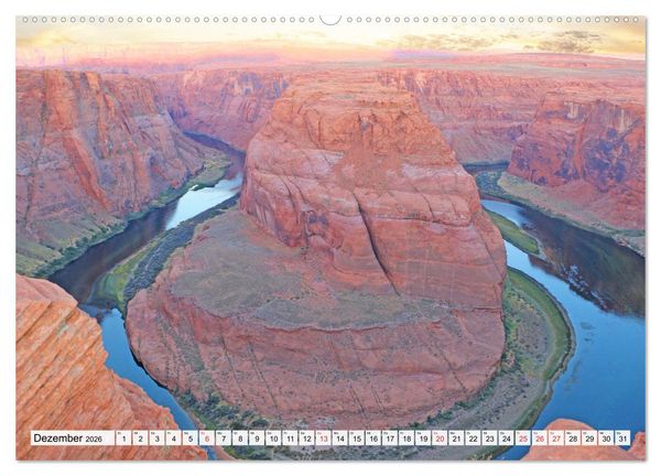 Produktbild: Naturwunder im Westen der USA (hochwertiger Premium Wandkalender 2026 DIN A2 quer), Kunstdruck in Hochglanz