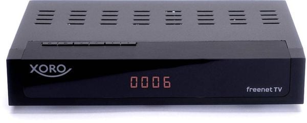 Xoro HRT 8770 TWIN Hybrid DVB-C & DVB-T Kombo-Receiver Aufnahmefunktion, Kartenleser, Deutscher DVB-T2 Standard (H.265),