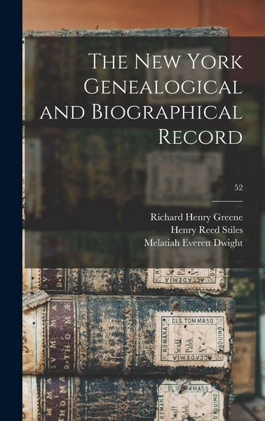 Produktbild: The New York Genealogical and Biographical Record; 52
