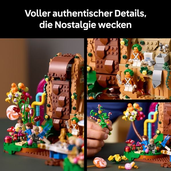 Produktbild: LEGO Ideas 21360 Willy Wonka und die Schokoladenfabrik, Modellbau