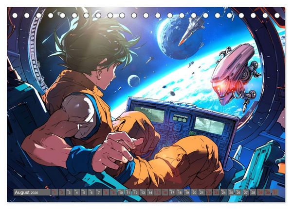 Produktbild: Starlight Warriors (Desk Calendar 2026 DIN A5 landscape), CALVENDO 12 Month DeskCalendar